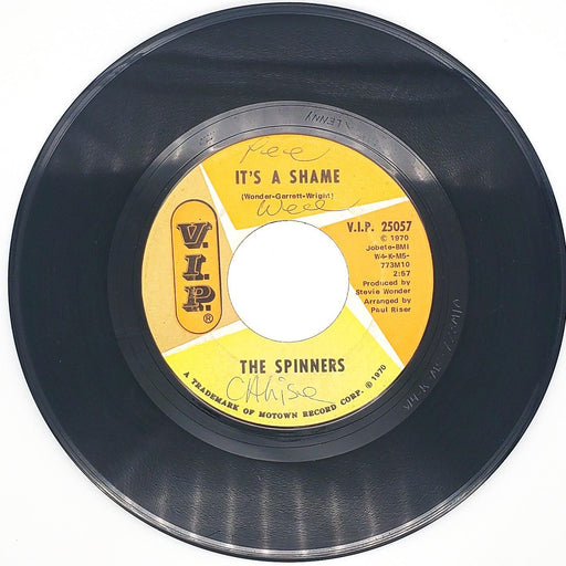 The Spinners It's A Shame Record 45 RPM Single V.I.P. 25057 V.I.P 1970 1