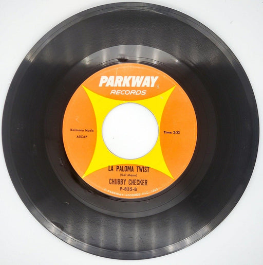 Chubby Checker La Paloma Twist Record 45 RPM Single P-835 Parkway 1962 1