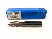 Solid Carbide End Mill Single 1/2" Shank Mill 1" LOC 3" OAL 2 Flute SGS 39563 1