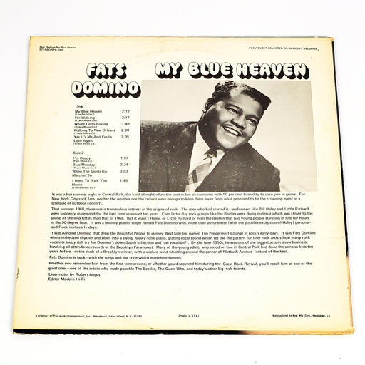 Fats Domino My Blue Heaven Record 33 RPM LP SPC-3295 Pickwick 1971 2