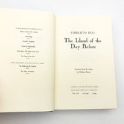 The Island Of The Day Before Hardcover Umberto Eco 1995 Ancient World Ex Library 7
