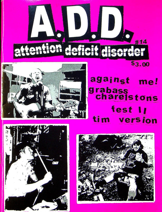 ADD Attention Deficit Disorder Summer 2004 Against Me!, Grabass Charelstons