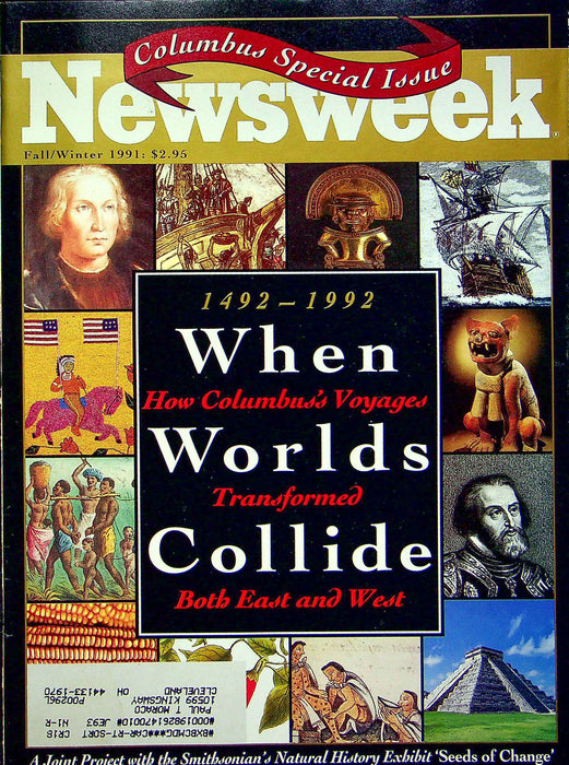 Newsweek Magazine Fall Winter 1991 Christopher Columbus Special Issue America