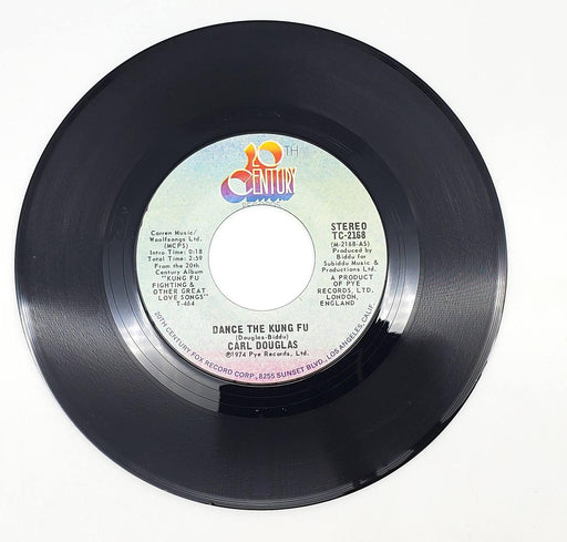 Carl Douglas Dance The Kung Fu 45 RPM Single Record 20th Century 1974 TC-2168 1