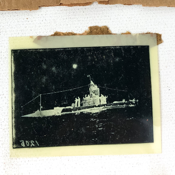 Sun Pictures Negative Photograph P.F. Kahler Co. U.S. Submarine G4 Military Ship