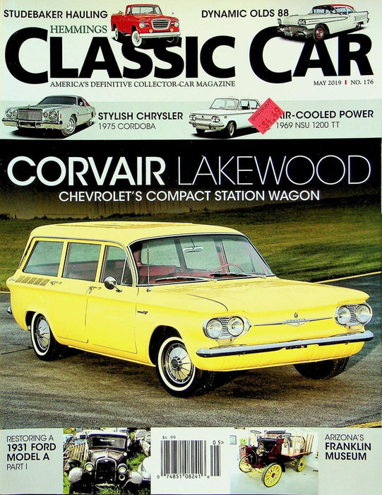 Hemmings Classic Car Magazine May 2019 Vol 15 # 8 Corvair Lakewood