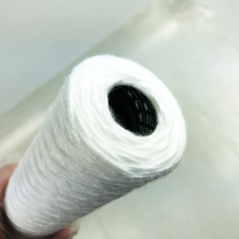 4pk String Wound Filter Cartridge 30"x2.5" 1 Micron Parker M39R30S Sediment