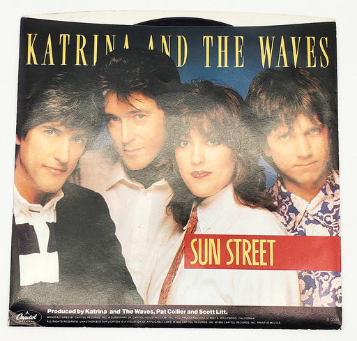Katrina And The Waves Sun Street 45 RPM Single Record Capitol 1986 B-5593 2