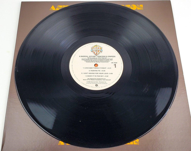 Ashford & Simpson A Musical Affair 33 RPM LP Record Warner Bros 1980 5