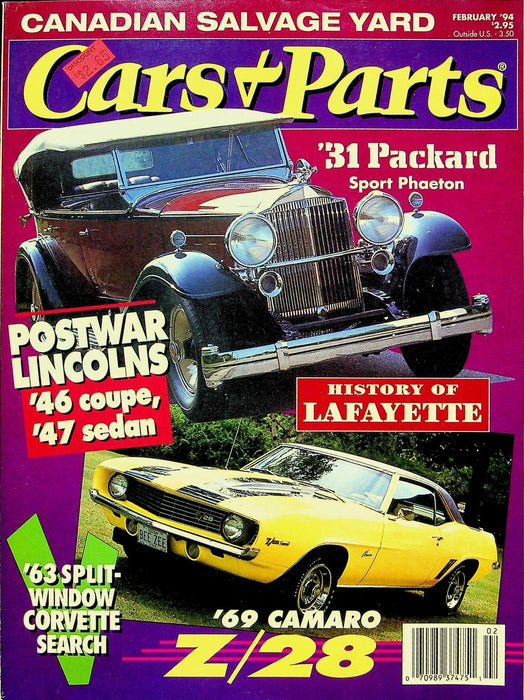 Cars & Parts Magazine February 1994 Vol 37 No 2 31 Packard Sport Phaeton