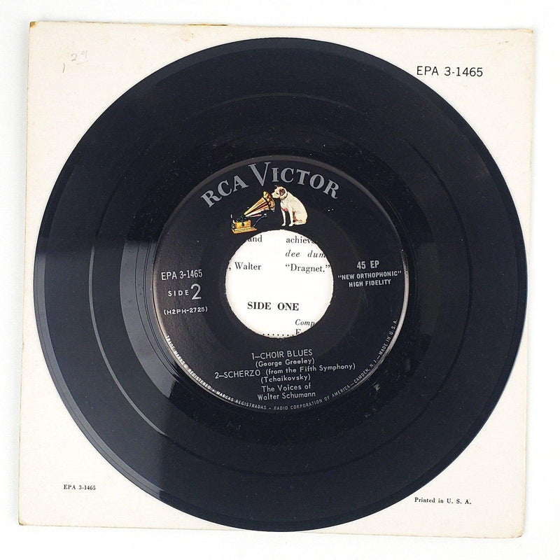 The Voices Of Walter Schumann Scrapbook Vol 3 Record 45 RPM EP EPA 3-1465 RCA 4