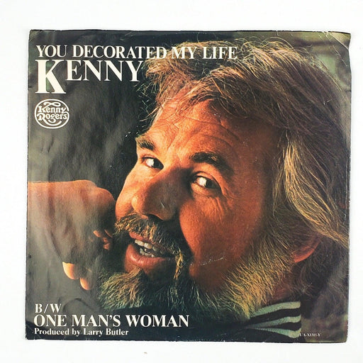 Kenny Rogers You Decorated My Life Record 45 RPM Single UA-X1315-Y 1