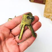 Yale Entry Door Knob Lockset 5307 380N 03 Bright Brass New Old Stock NOS 9