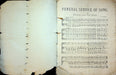 Funeral Service of Songs Book by The Echo Music Co Lafayette Indiana Late 1800s 3