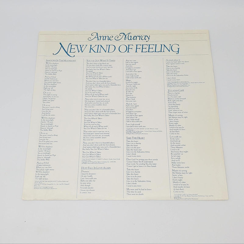 Anne Murray New Kind Of Feeling LP Record Capitol Records 1979 IN SHRINK 6