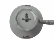 Winterling Pink Roses Tea Cup Bavaria Germany Vintage White Gold Accents 9