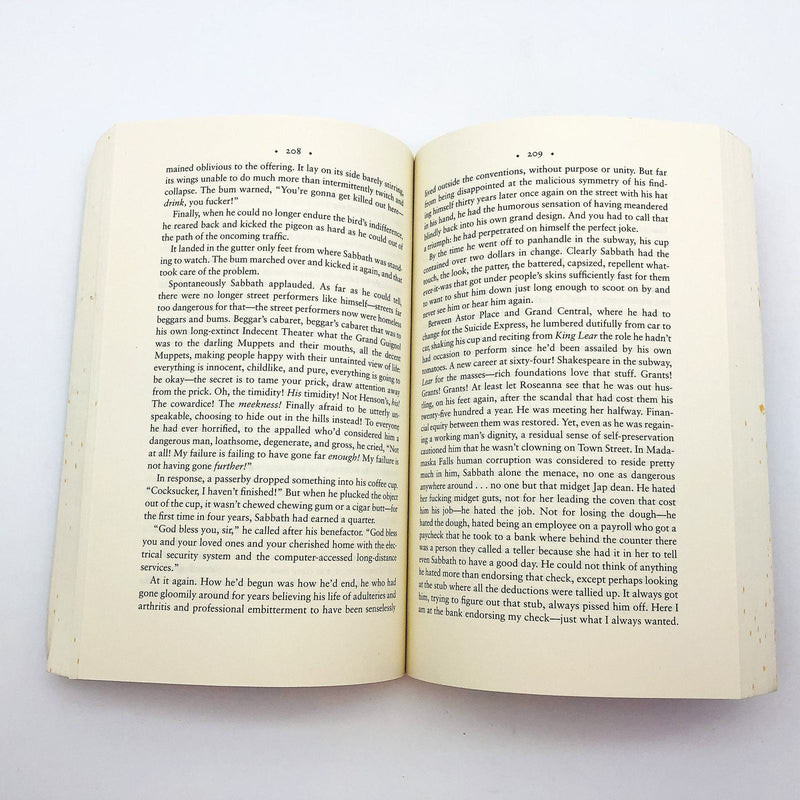 Sabbath's Theater Paperback Philip Roth 1995 Comedy Men Power Death Old Age 8