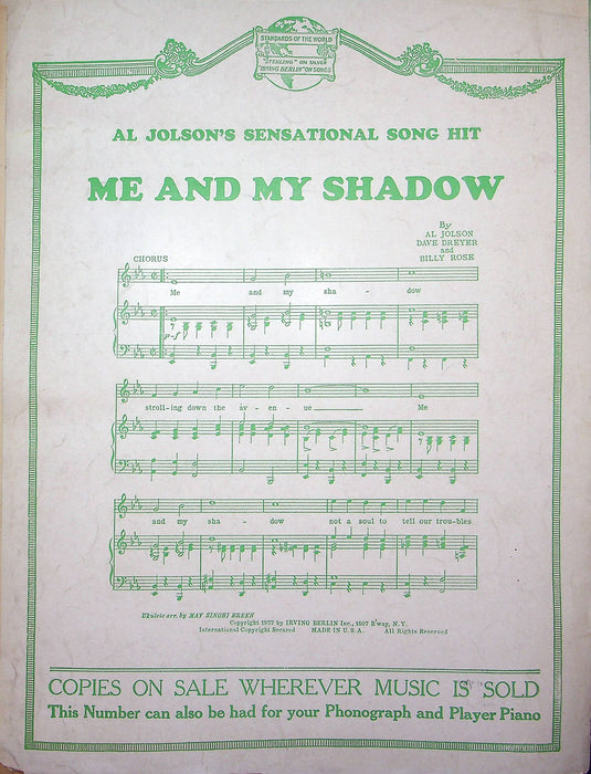 Sheet Music Dawning Abner Silver Maceo Pinkard 1927 Irving Berline Piano Song 3