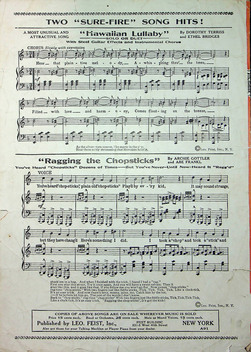 Lets All Be Good Pals Together Sheet Music Lyrics Song 1919 Francis Kennedy 3