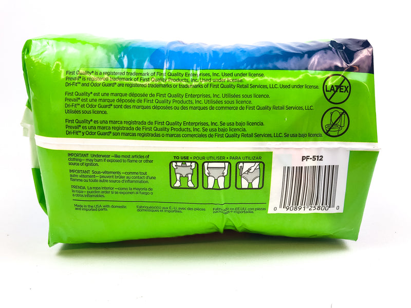 Prevail Per-Fit Protective Adult Daily Underwear Extra Absorbency SZ MED (40ct)