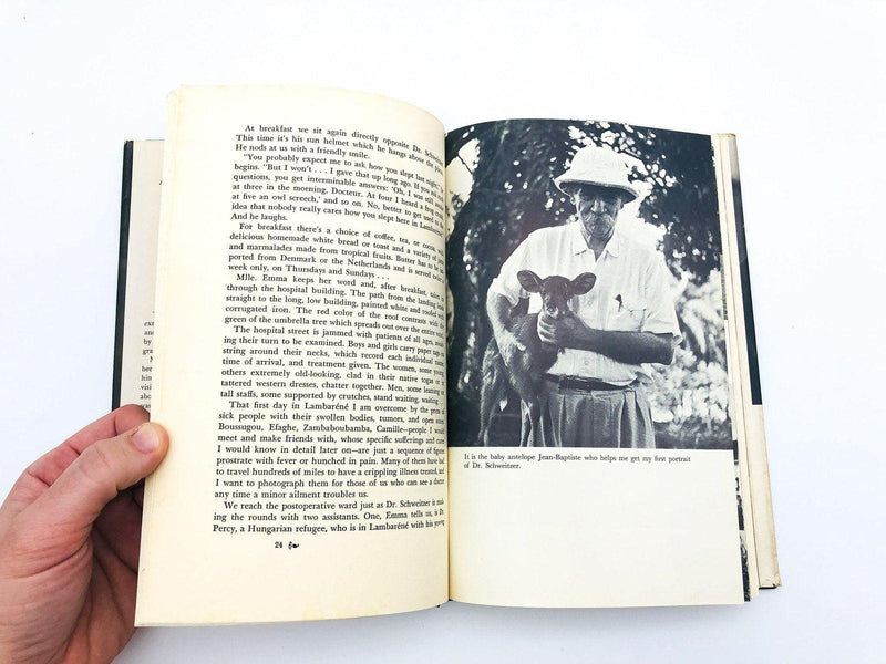 Albert Schweitzer's Gift Of Friendship Hardcover Erica Anderson 1964 Intimate 9