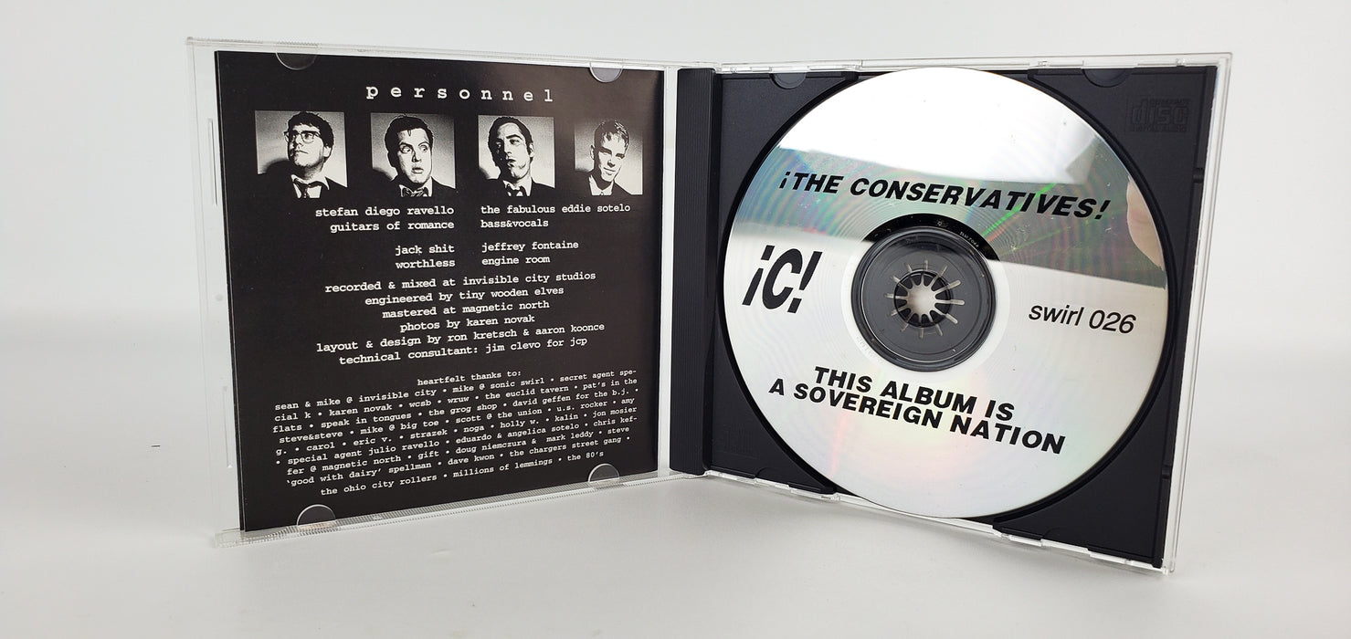 The Conservatives This Album Is A Sovereign Nation CD 1998 Sonic Swirl Records 3