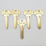 5x Dexter 62-D1 Key Blanks 6 Pin USA Made Vintage Tarnished NOS 3