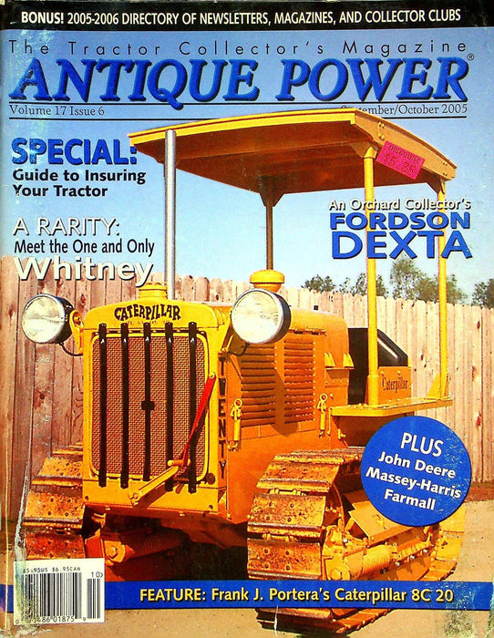 Antique Power Magazine September 2005 Vol 17 # 6 Fordson Dexta