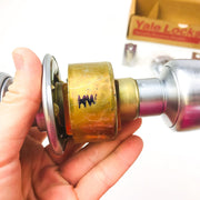 Yale Passage Closet Door Knob BR5301 380BN 26D Satin Chrome New Old Stock NOS 6