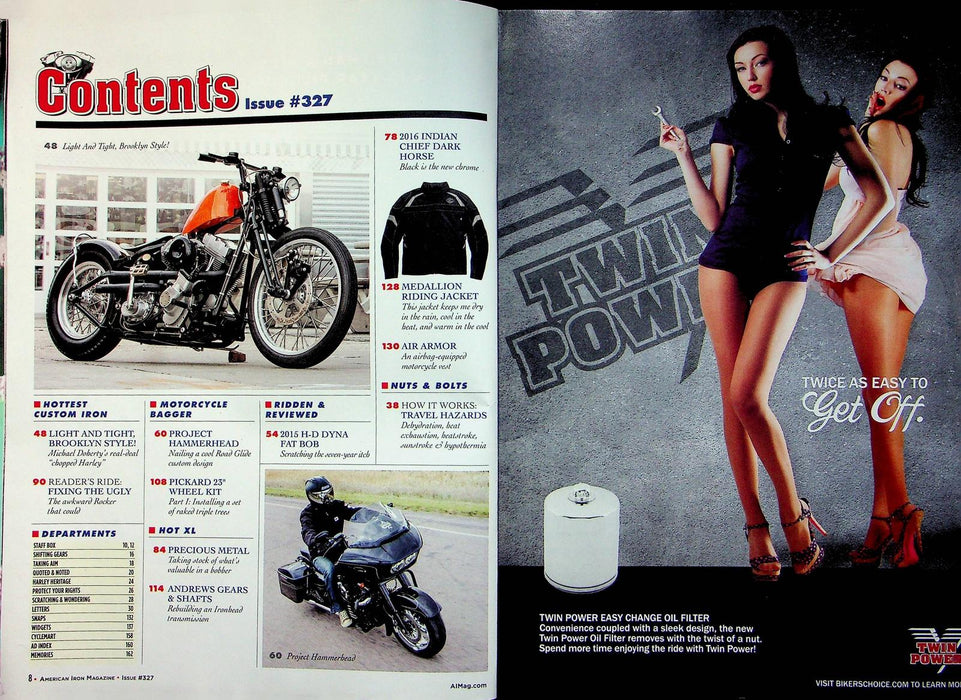 American Iron Motorcycle Magazine Sep # 327 2015 Ethanol Debate Bad Environment