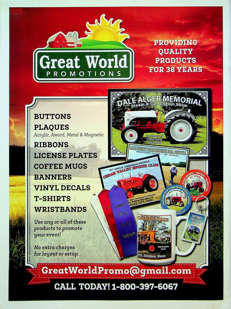 Farm Collector Magazine September 2019 Vol 22 # 2 Selectamatic Restoration