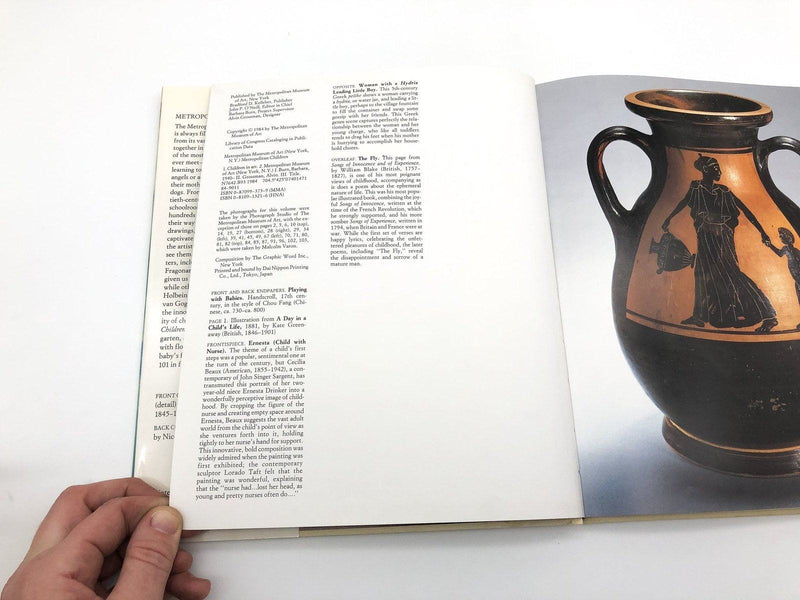 Metropolitan Children Barbara Burn 1984 Metropolitan Musuem of Art Hardcover 9