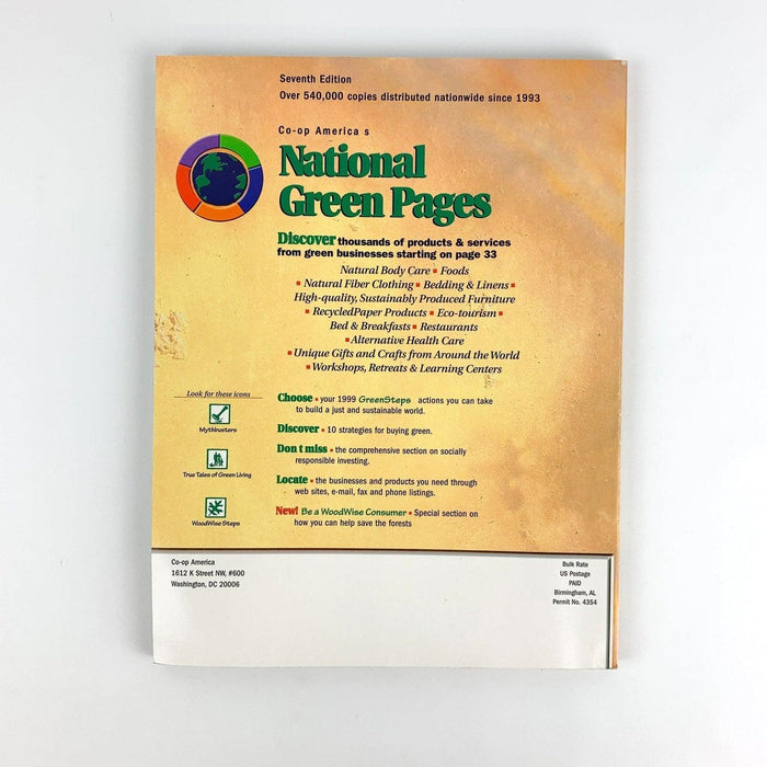 Co-Op America's National Green Pages 1999 Magazine Catalog Directory 7