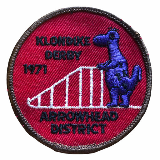 Boy Scouts Klondike Derby Patch Insignia 1971 Arrowhead District Vintage BSA 2