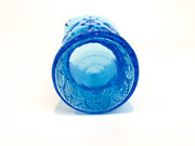 Blue Mayfair Depression Drinking Glass Short Stemmed Diamond Juice Tumbler 5