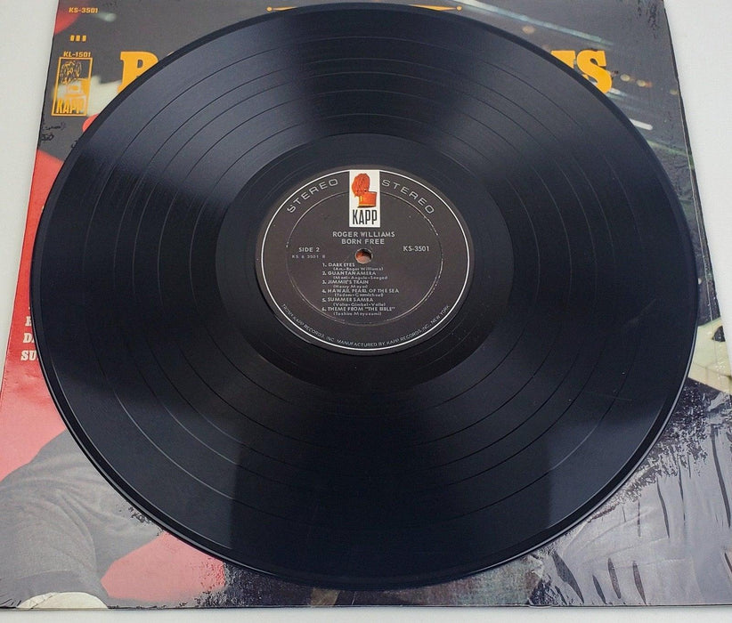Roger Williams Born Free 33 RPM LP Record Kapp Records 1966 In Shrink KS-3501 6