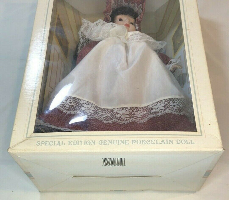 Collector Series Porcelain Doll Girl Special Edition Colonial 19th Century Dress