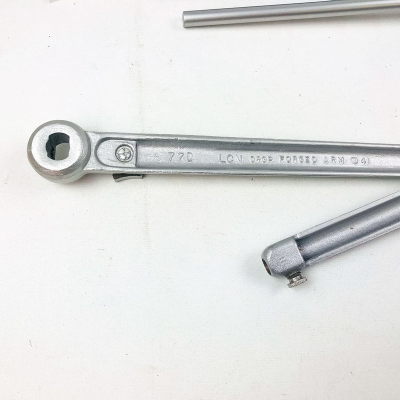 LCN Size B C Potbelly Closer Arm PAR REG NH ALUM Parallel Mount Regular Non-Hand