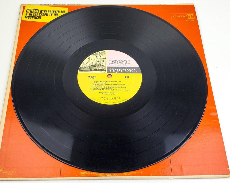Dean Martin Welcome To My World 33 RPM LP Record Reprise 1967 6