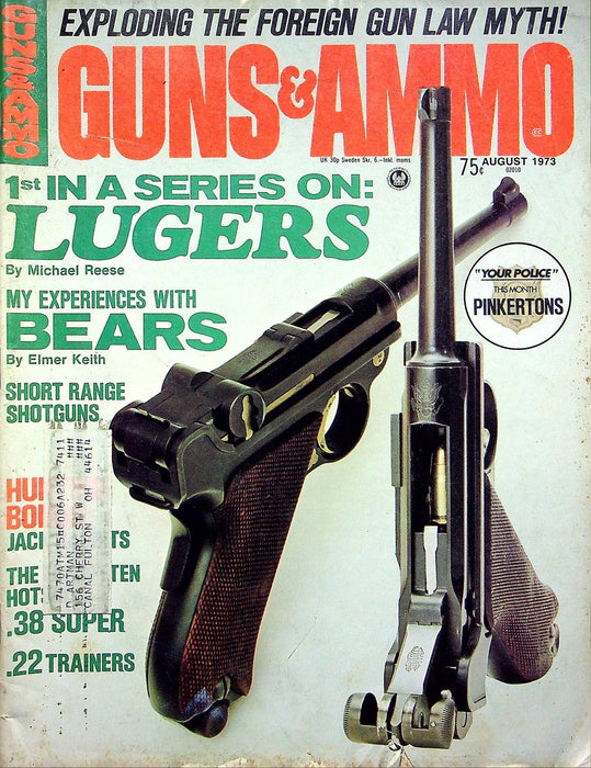 Guns & Ammo Magazine August 1973 Vol 17 #8 .38 ACP Super, .22 Trainers