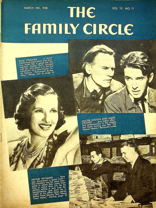 The Family Circle Magazine March 18 1938 Vol 12 No 11 Rose Stradner 1