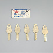5x Yale R-481 1/2 Key Blanks P Keyway Nickel Silver 4 Pin NOS 3
