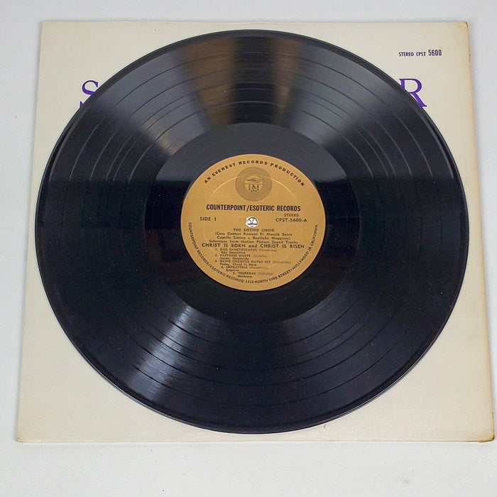 Sistine Choir Music of Christ is Born & Risen Record 33 RPM LP Counterpoint 1979 3