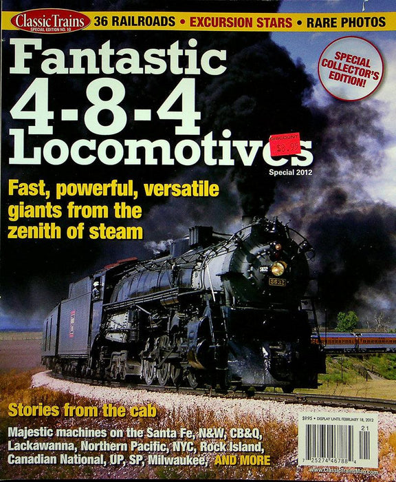 Classic Trains Railroading Magazine February 2012 No 10 Giants From The Zenith