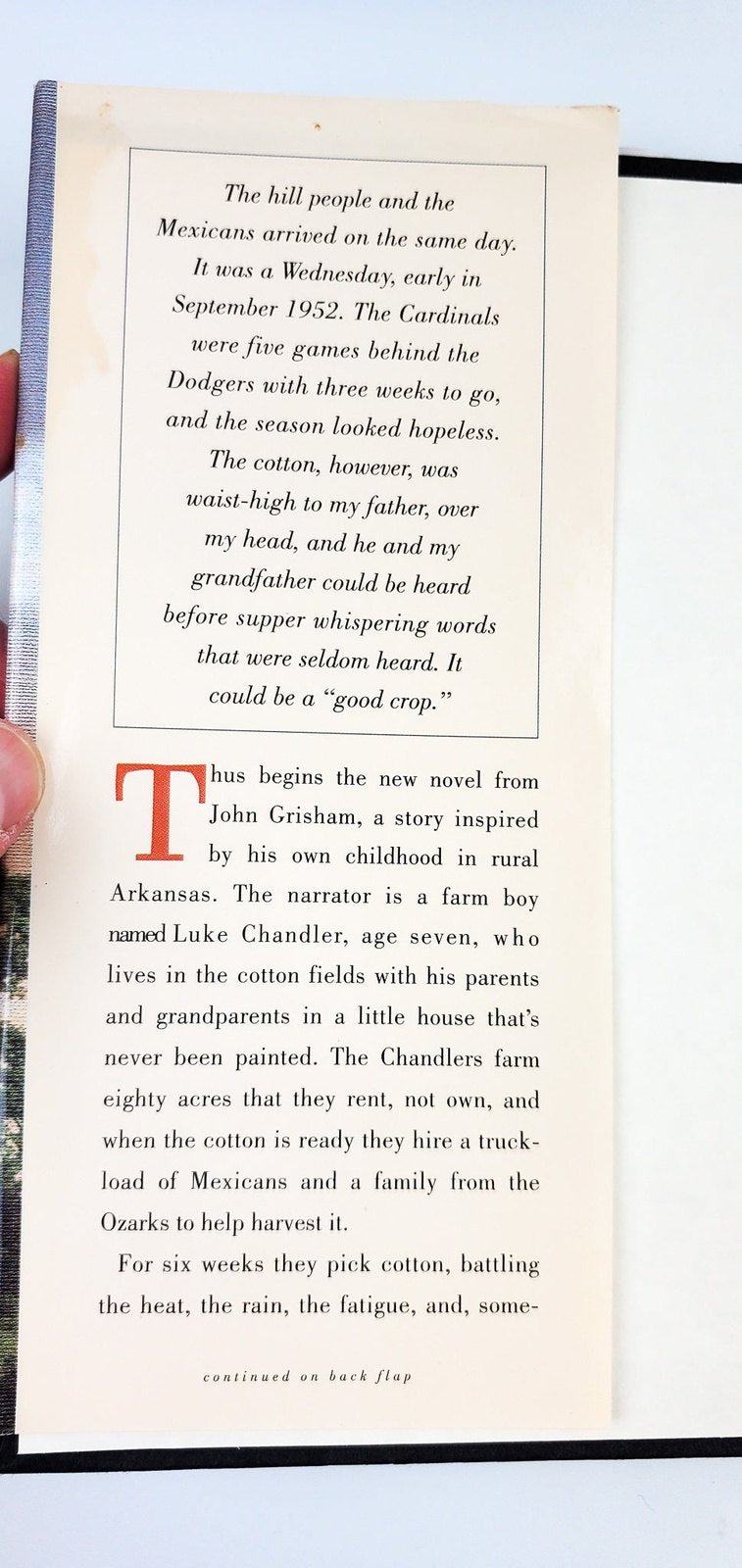 A Painted House John Grisham 2001 Doubleday First Edition Hardcover Book 3