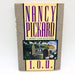 Nancy Pickard Book I. O. U. Hardcover 1991 1st Edition Jenny Cain Mystery No 7 1