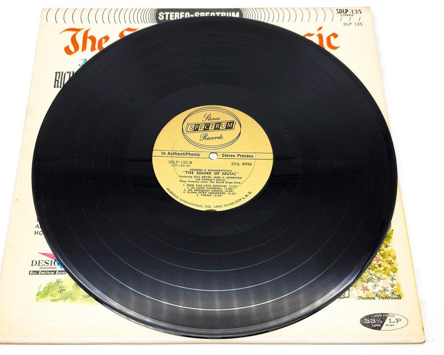 Rodgers & Hammerstein The Sound Of Music 33 RPM LP Record Design 6