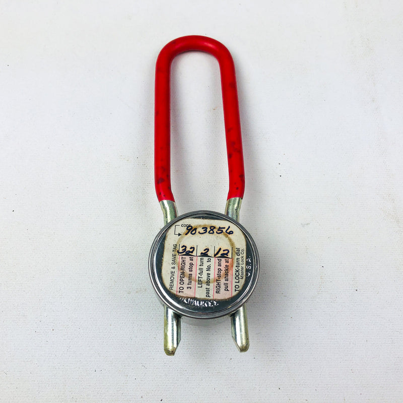 Master Lock Padlock 1517 Combination Combo Bicycle Bike Freezer Motors New NOS