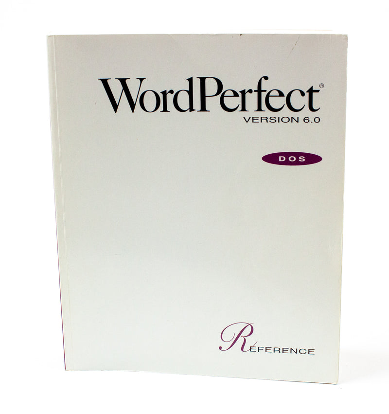 Vintage WordPerfect: Upgrade/Trade Up - Version 6.0 For DOS | USED
