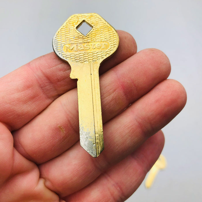 5x Master Lock 170K Key Blanks Vintage Padlock Uncut New Old Stock NOS
